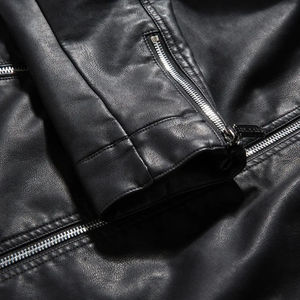 Chaquetas de Cuero para Hombre de Alta Calidad, Decoradas con Bordados, Transpirables, Resistentes al Viento, Estilo Deportivo Urbano, Venta al Por Mayor, Pakistán - Product Image 6