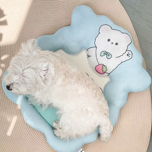 Coussin pour animaux de compagnie design dessin animé doux et confortable antidérapant refroidissant tapis de lit pour animaux de compagnie personnalisable pour chat et chien durable respirant vente en gros - Product Image 4