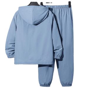 Chándales para niños cómodos hechos a medida, ropa de niños de etiqueta privada con cuello con capucha transpirable, conjunto de invierno de talla grande - Product Image 2