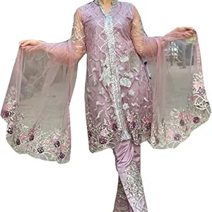 Gaun Anarkali Wanita Keluaran Baru dengan Dupatta Undefined Ethnic Premium Quality Plus Size Koleksi Musim Dingin Wanita Siap Pakai