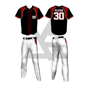 Uniforme de baseball personnalisé OEM avec logo de votre équipe, respirant, anti-humidité, séchage rapide, short coulissant, unisexe, adultes, 100% coton - Product Image 3