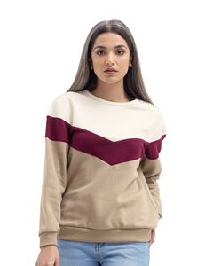 Nueva llegada Sudadera larga para mujer con logotipo personalizado Jersey de hombro caído en diferentes estilos - Product Image 1
