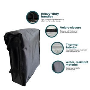 Bolsa de Transporte para Pizza Caliente, Impermeable, Resistente y Diseñada para Repartidores - Product Image 2