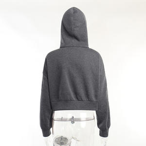 Wholesale Custom Women's Cropped Oversized Sports Tracksuit New Design Eco-Friendly Sportswear Sweatsuit Direct Winter - Product Image 5