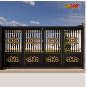 Elegantes Puertas Frontales de Hierro Forjado con Guía de Instalación de Video, Origen Vietnam - Seguridad Reforzada y Diseño Elegante para la Entrada del Hogar - Product Image 3