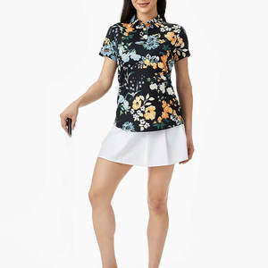 Ensemble polo et jupe de golf pour femmes, qualité supérieure, confortable pour les entraînements et les matchs en plein air - Product Image 1
