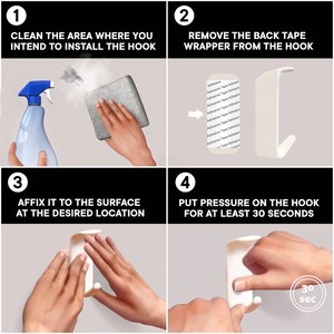 Handmade Bulk White <b>Adhesive</b> Bathroom <b>Towel</b> Hooks Ceramic Coat Hooks and Hanger Blue Floral Ceramic Sticky Wall Hooks HK-2010 - Product Image 6