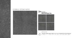 กระเบื้องเซรามิคลายหินกรวดหนา9สีขนาด600X900มม. หนา20มม. สำหรับจอดรถในออฟฟิศ - Product Image 4