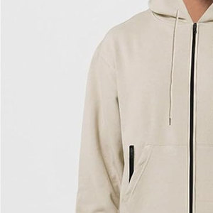 Ensemble de survêtement pour homme en molleton de coton et polyester élégant, 2 pièces, matière épaisse, sweat-shirt et pantalon de survêtement pour homme pour l'hiver, respirant - Product Image 4