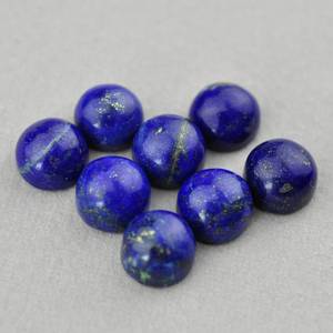 Cabochons de forme ronde en Lapis Lazuli bleu 3mm à 20mm pierres précieuses véritables en vrac pierres précieuses et pierres calibrées en Lapis Lazuli naturel en vrac - Product Image 4