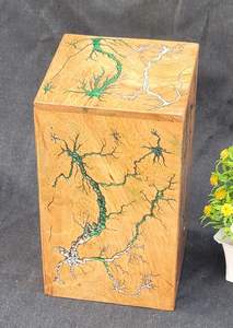 Urne en palissandre pour cendres humaines-Lichtenberg Figure Urne pour cendres humaines Urne de crémation Adulte Grandes cendres funéraires (Grand) - Product Image 2