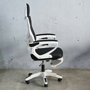 Fauteuil de bureau inclinable GAK908T avec cadre blanc et appui-tête – Catégorie de produit : Manteau pour femme - Product Image 6