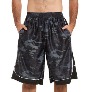 Short de basket-ball personnalisé pour hommes, imprimé camouflage, maille respirante, séchage rapide, fabricant OEM de vêtements de sport avec fermeture à cordon de serrage - Product Image 4