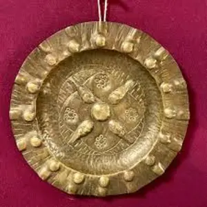 Plato de Presentación Moderno de Metal, Acero Inoxidable, Decorativo, para Cena, Bodas, Hoteles - Product Image 1