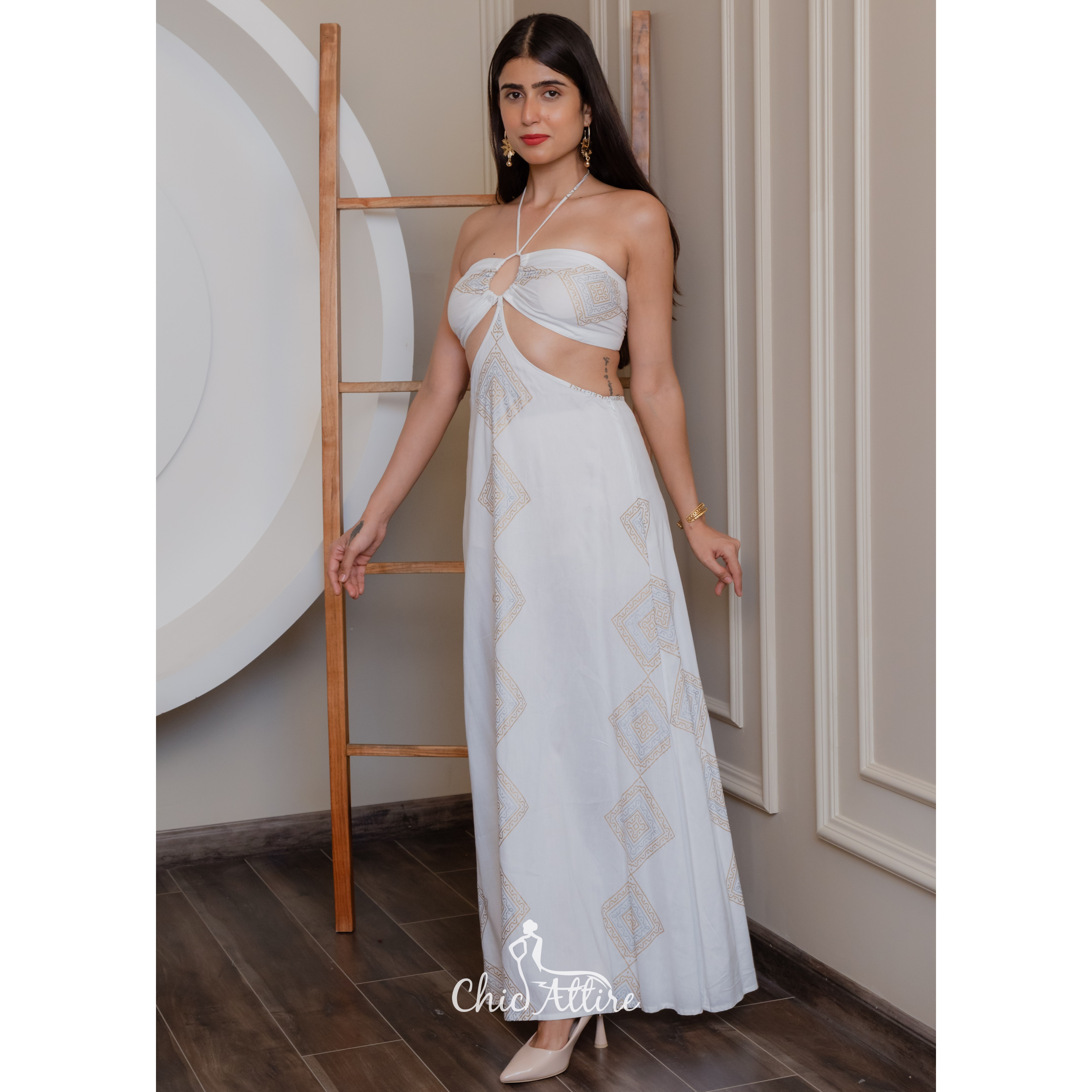 Wholesale White Dress With Gold Trim Orange Satin Tassel Charm | Alibaba.com
