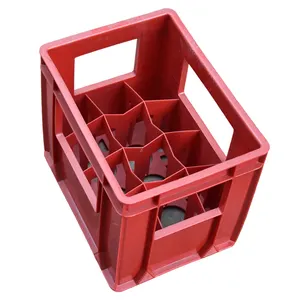 plastic PP raw turnover logistic box plastic crate Beer bottle moving crates