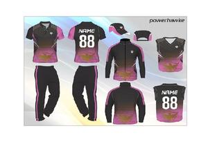 Les meilleures ventes de nouveaux modèles de powerhawk, ensemble d'uniforme de grillon extensible pour garçons adultes avec nom d'équipe personnalisé, couleur, Logo, taille - Product Image 1