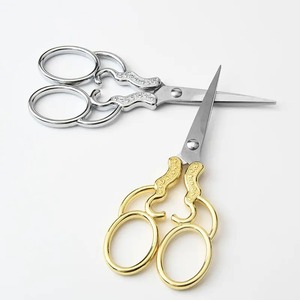 กรรไกรตัดเย็บสไตล์วินเทจทำจากสแตนเลสมีด้ามจับกรรไกรงานฝีมือแนววินเทจ - Product Image 2