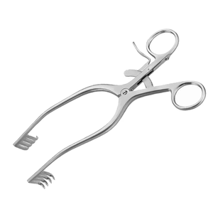 Adson Retractor 4X4 Puntas 2cm Hoja profunda Vástagos angulares Instrumentos quirúrgicos de alta calidad - Product Image 5