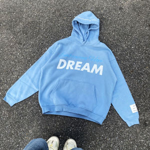 Sweat-shirts unisexes surdimensionnés personnalisés avec impression DTF, DTG et strass, mode streetwear, vente en gros - Product Image 1