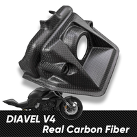 Cubierta de Fibra de Carbono Real de Repuesto para Ducati Diavel V4, Marca Carbonart