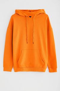 เสื้อฮู้ดผ้าฝ้ายสีพื้นสำหรับผู้หญิงเสื้อฮู้ดกีฬาเสื้อครอปสำหรับผู้หญิงปักโลโก้ตามสั่ง - Product Image 2