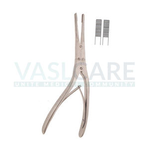Rubin 21cm Chirurgie Forceps Cartilage Instruments ENT Noes Nasal Vaslcare Morselizer Forceps Caps Acier Inoxydable Métal Médecine - Product Image 2
