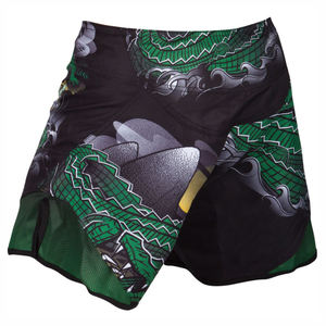 Shorts MMA Entièrement Sublimés Lavés et Extensibles pour Hommes – Tenue de Performance Athlétique pour Entraînement, Grappling, Boxe, Kickboxing – Respirant - Product Image 3