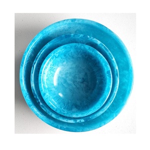 Bol de luxe en résine fait à la main avec une élégante finition brillante centre de table unique, idéal pour la décoration intérieure, les repas ou les cadeaux. - Product Image 1