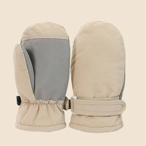 Guantes de Esquí y Snowboard de Forro Polar Impermeables Personalizados al por Mayor para Niños Pequeños - Product Image 3