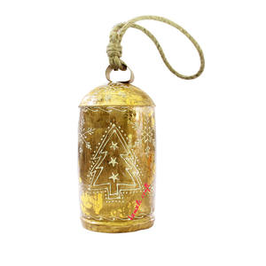 Campanas de viento de vaca con cuerda para decoración del jardín, campanilla de Metal dorado hecho a mano, Estilo Vintage rústico, venta al por mayor - Product Image 2