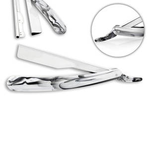 Maquinilla de afeitar de peluquero de garganta de corte turco de Color personalizable/afeitadora recta moderna seguridad desechable barba cuerpo Bikini personalizado - Product Image 3