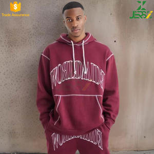 Pantalones Deportivos de Forro Polar Extra Grandes Unisex para Invierno, con Capucha, Costuras en Contraste, Cordón Ajustable, Logotipo, Corte Regular - Product Image 5