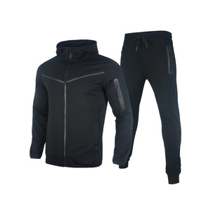 Conjunto Deportivo Casual de Invierno para Hombre, Personalizado, de Alta Calidad, Ecológico, de 2 Piezas, con Cierre de Cordón, para Gimnasio, FORTLEO IND - Product Image 1