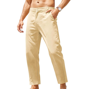Pantalon pour homme de style décontracté de haute qualité, taille haute, tissu écologique pour un confort optimal, apparence quotidienne raffinée - Product Image 3