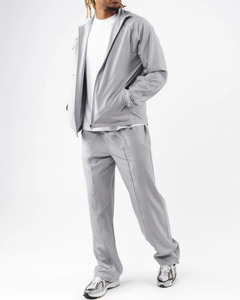 OEM Vente en gros Logo personnalisé pour hommes Jogging d'entraînement à jambe droite Pantalon en polyester, nylon Pantalon ample Pantalon de survêtement de sport pour hommes - Product Image 2