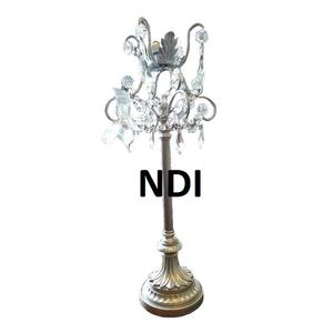 เชิงเทียนแก้วโลหะดีไซน์หรูหราสไตล์โบราณ - Product Image 4