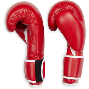Guantes de boxeo de piel auténtica de vaca con logotipo personalizado guantes de boxeo de entrenamiento de PU profesionales al por mayor guantes de boxeo de 10oz 12oz 14oz - Product Image 5