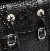 Sac de selle de cheval occidental en cuir véritable de haute qualité, sac de randonnée à cheval pour selle occidentale, sacs en cuir pour chevaux