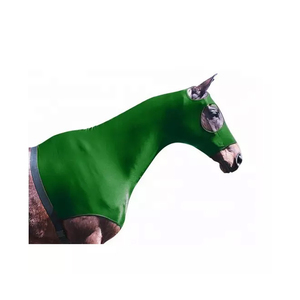 Capuche d'équitation personnalisable de haute qualité Cou complet Stretch Tailles réglables Tack de cheval de haute qualité - Product Image 3