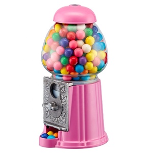 Máquina Expendedora de Chicles de Aluminio Estilo Antiguo Rosa Clásico de 9 Pulgadas Kwang Hsieh, Dispensador de Dulces con Capacidad de 500g, Ranura para Monedas, Personalizable - Product Image 1