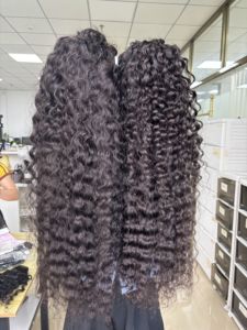 Peluca de Cabello Brasileño Virgen con Cierre de Encaje HD, Rizado Birmano, 250% de Densidad, Pelucas Humanas Populares a Precio de Mayoreo - Product Image 4