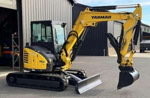 จัดส่งฟรี ViO45-6A yanmar รถขุดขนาดเล็ก39HP ปิดล้อม ac/ ความร้อน12,24 32 "ถัง EPA CE อนุมัติ CE ไฮดรอลิก2ความเร็ว PLC - Product Image 2
