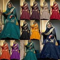 Ensemble Lehenga de haut de gamme en soie ethnique mijoter avec fil complexe et séquence de travail Style moderne Dupatta bon marché