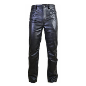 Custom Made Hot selling Good Quality Men Sheepskin <b>Leather</b> <b>Pants</b> Tight Slim Fit <b>Pants</b> For Males - Product Image 1