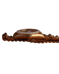 Reloj Mecánico Automático de Lujo de 20 mm de Acero Inoxidable con Esfera Dorada Inteligente VVS para Ventana de Cristal, Diseño de Moda - Product Image 4