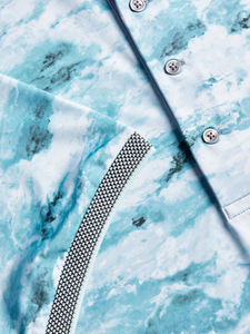 Personalizable de los hombres de manga corta de Golf para Polos Transpirable Poliéster Spandex Jersey Plus Size Own Brand Design - Product Image 4