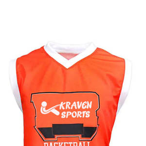 Maillot de basket-ball en polyester de haute qualité, best-seller en ligne, faible MOQ, sans manches - Product Image 4