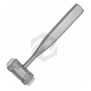 Maillet en os d'hydromel Marteau chirurgical en acier inoxydable de 7 pouces Têtes en nylon remplaçables Chirurgie orthopédique dentaire Instruments médicaux - Product Image 5