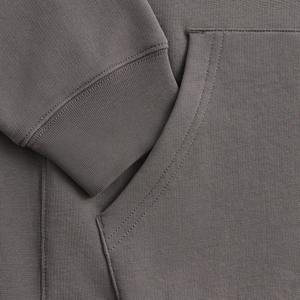 Custom <b>Plain</b> <b>Grey</b> <b>Hoodie</b> Unisex Pullover Sweatshirt Soft Cotton Streetwear Adjustable Drawstring Kangaroo Pocket - Product Image 5